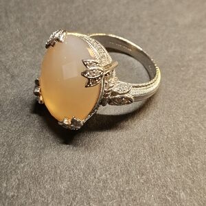 Judith Ripka Sterlimg Silver Women's Ring. Size 6.5